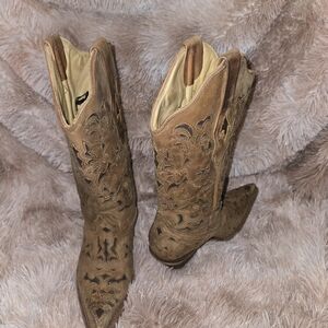 Brown Western Leather Boots